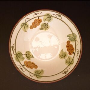 Vintage Stangl Pottery Small Vegetable Bowl, Golden Grapes Pattern Serving Bowl